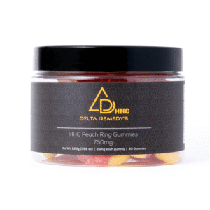Delta Remedy HHC Peach Ring Gummies